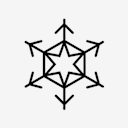 star,snowflake