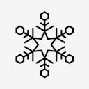 star,snowflake
