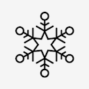star,snowflake