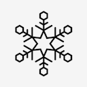 star,snowflake