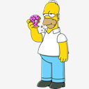 Homer,Simpson,Donut