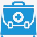 Doctor,Briefcase,blue