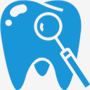 Tooth,blue