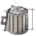 full,trash