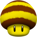 bee,mushroom