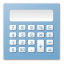 blue,calculator