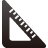 triangle,ruler