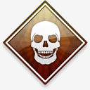 skull,brown