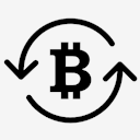 bitcoinc,circle,arrow