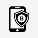 bitcoin,mobile,phone,secure,shield