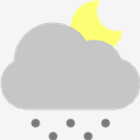 Cloud,Snow,Moon