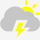 Cloud,Lightning,Sun
