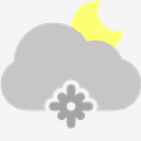 Cloud,Snowflake,Moon