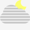 Cloud,Fog,Moon