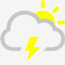 Cloud,Lightning,Sun
