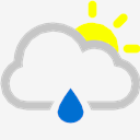 Cloud,Raindrop,Sun