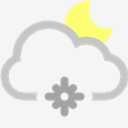 Cloud,Snowflake,Moon