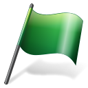 flag,green