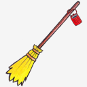 kiki,broom,radio