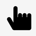 hand,up,pointing