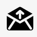open,envelope,up,arrow