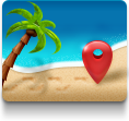 Maps,Beach
