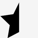 star,half