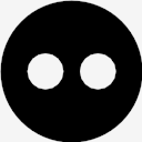 social,flickr,circle