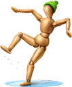 blockhead,wood,man