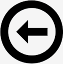 left,arrow,circle
