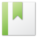bookmark,green