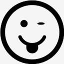 winking