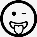 winking