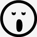 yawning