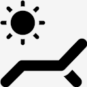 sunbathing