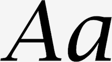 font