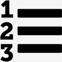 numbered