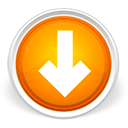 arrow,down,download,orange