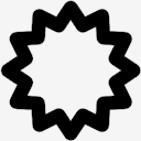 starburst,outline