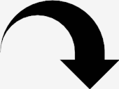 curved,arrow