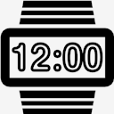 rectangular,clock