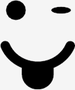 winking
