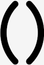 parentheses