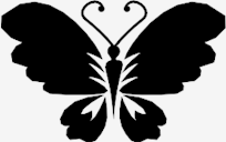 black,Butterfly