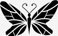 black,Butterfly