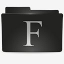 Folder,Black,Fonts