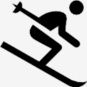skiing