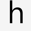 h,lowercase