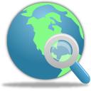 globe,search