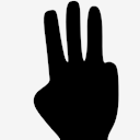 three,fingers